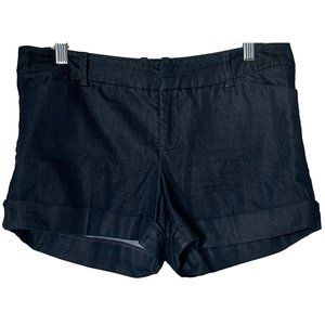 Wassino Brand Dark Wash Shorts Short Length Women Size 8 w/Pockets Chino